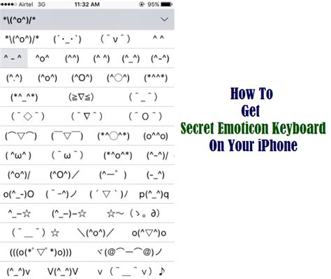 How To Get The Secret Emoticon Keyboard On Your iPhone