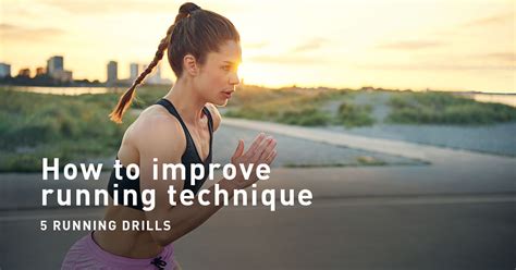 How to improve running technique | 5 running drills ...
