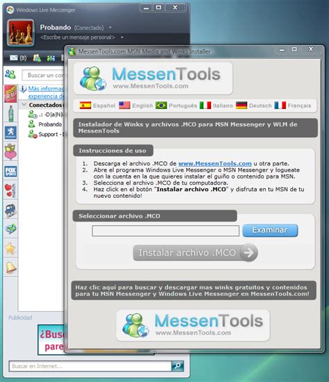 How to install Winks and MCO files in MSN Messenger and ...