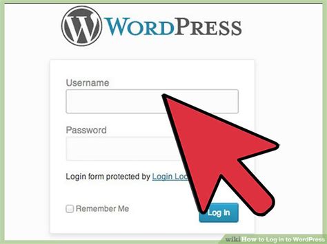 How to Log in to WordPress: 6 Steps  with Pictures    wikiHow
