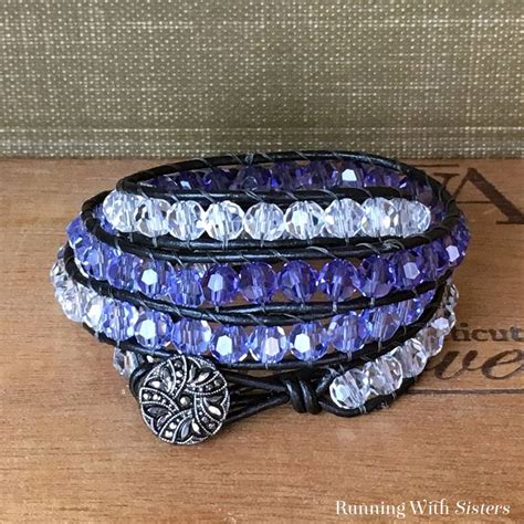How To Make A Beaded Wrap Bracelet   Running With Sisters