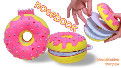 How To Make a Donut Notebook – DIY Doughnut Notepad ...