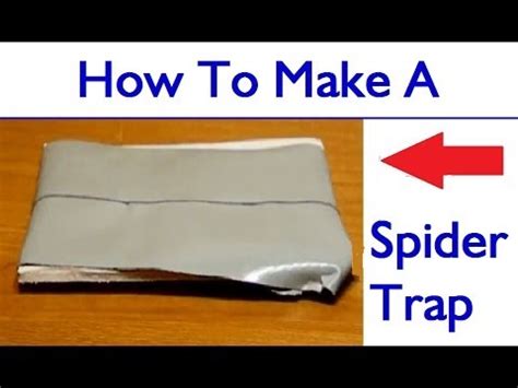 How To Make A Spider Trap   YouTube