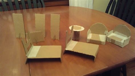 How To Make Dollhouse Furniture Out Of Cardboard | www ...
