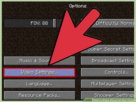 How to Make Minecraft Run Faster  with Pictures    wikiHow
