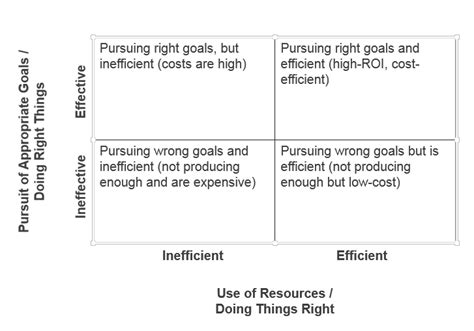 How to measure organization s efficiency and effectiveness?