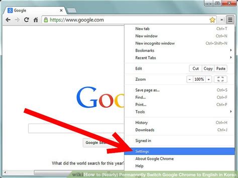 How to Permanently Switch Google Chrome to English in Korea