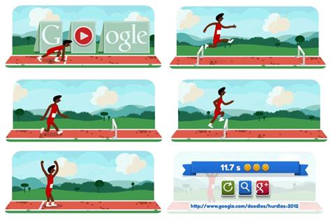 How to play London 2012 hurdles doodle   News18