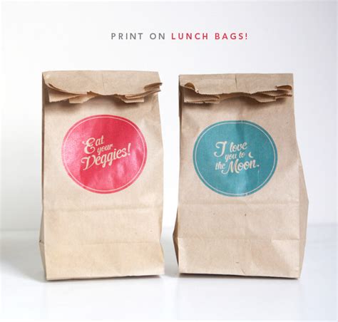 How to Print on Paper Bags | Oh Happy Day