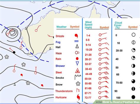 How to Read a Weather Map  with Pictures    wikiHow