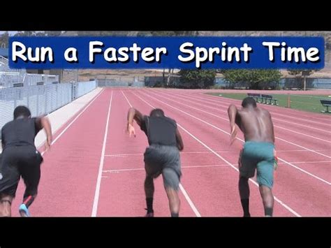 How to Run a Faster 100m Sprint! Track Workout   YouTube