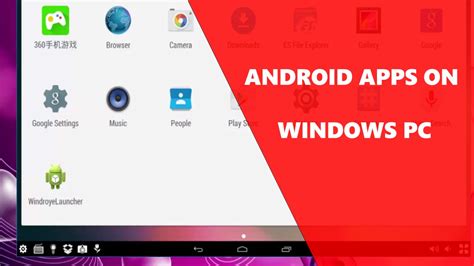 How To Run ANDROID Apps On PC [WINDOWS 10/7/8]   YouTube