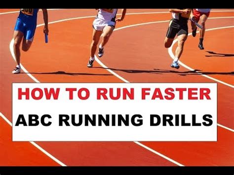 How to RUN faster   ABC running drills to improve form and ...