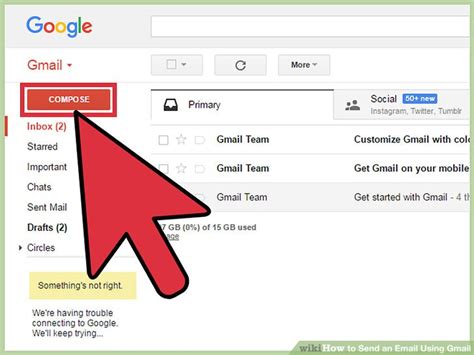 How to Send an Email Using Gmail  with Pictures    wikiHow