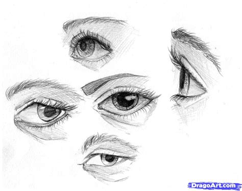 How to Sketch Eyes, Step by Step, Eyes, People, FREE ...