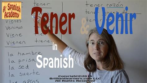 How to Use Tener and Venir in Spanish   YouTube
