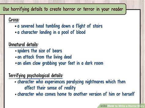 How to Write a Horror Story  with Sample Stories    wikiHow