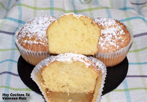 Hoy Cocinas Tú: Magdalenas caseras esponjosas con un toque ...