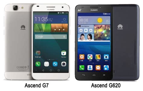 Huawei Ascend G7 v Ascend G620
