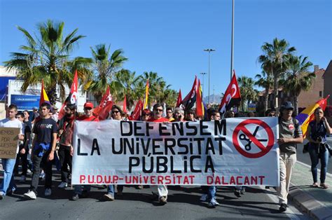 Huelga en la enseñanza pública. Universidad de Alicante ...