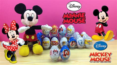 Huevo kinder de Minnie y Mickey Mouse en español | Kinder ...