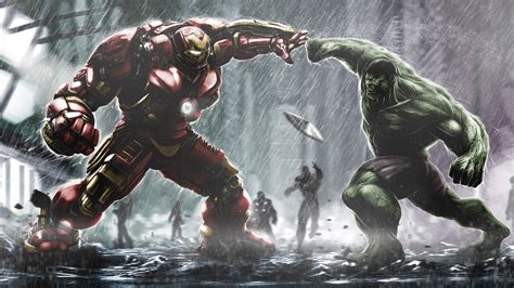Hulkbuster Ironman Vs Hulk Wallpapers | HD Wallpapers | ID ...