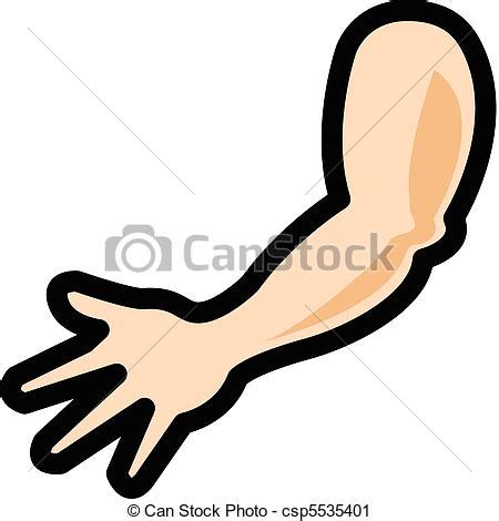 Human shoulder, arm, elbow and hand clip art in vector ...