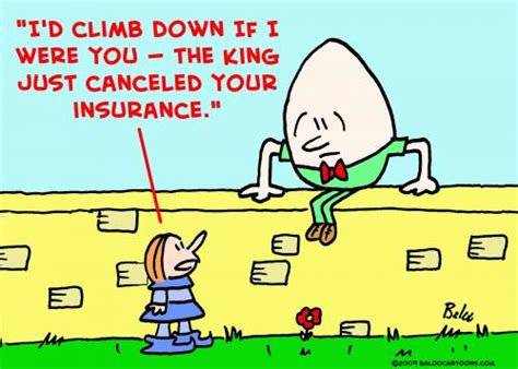 humpty dumpty king insurance By rmay | Business Cartoon ...
