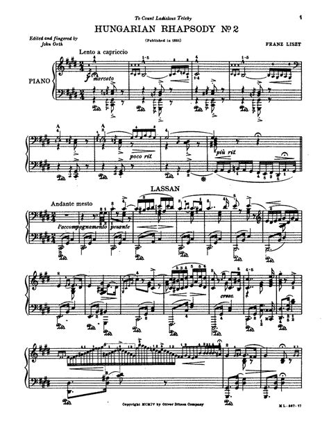 Hungarian Rhapsody No.2, S.244/2  Liszt, Franz    IMSLP ...