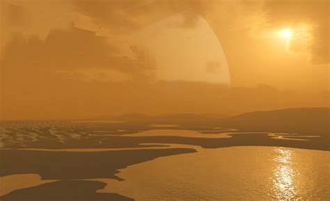 Hydrocarbon Seas on Saturn’s Moon Titan are Very Calm ...