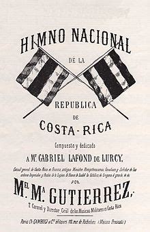 Hymne national du Costa Rica — Wikipédia