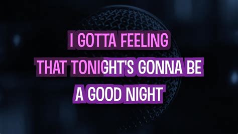 I Gotta Feeling  Karaoke Version    Black Eyed Peas ...