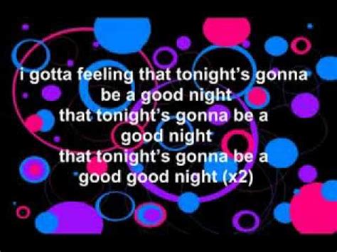 I Gotta Feeling    Lyrics    Black Eyed Peas   YouTube