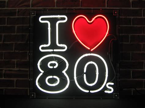 I Love 80s Neon Sign | Free Delivery!
