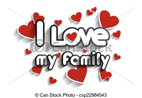 I Love My Family Clipart – 101 Clip Art