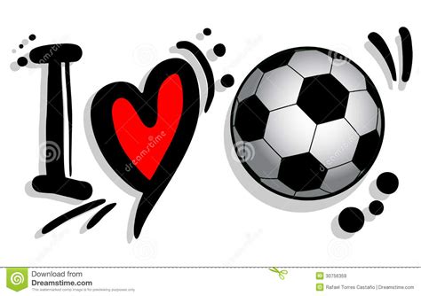 I Love Soccer Royalty Free Stock Images   Image: 30756359