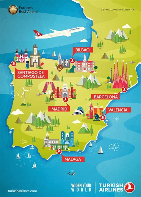 Iberian peninsula map on Pinterest | Best holiday places ...