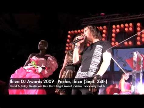 Ibiza DJ Awards : David & Cathy Guetta   YouTube