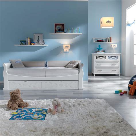 Ideas de cama nido blanca para habitaciones infantiles