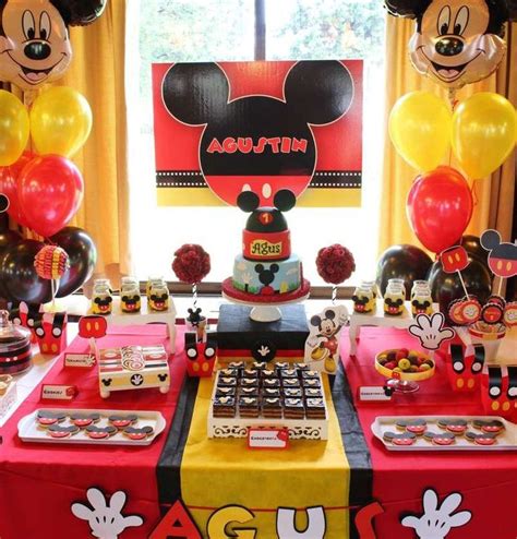 Ideas de decoración cumpleaños Mickey Mouse ...