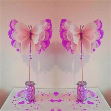 Ideas de decoracion de mariposas para cumpleaños y flores ...