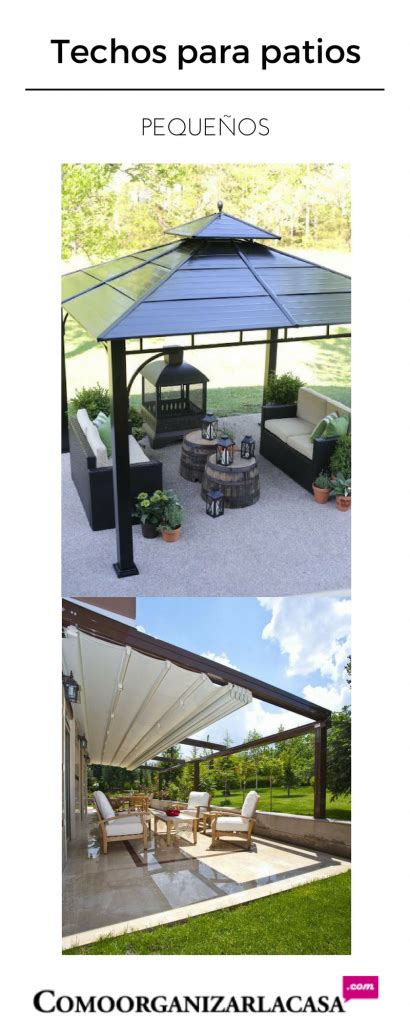 Ideas de techos para patios pequeños | Decoracion de ...