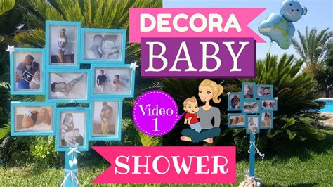 IDEAS PARA DECORAR BABY SHOWER   MARCO DE FOTOS PASO A ...