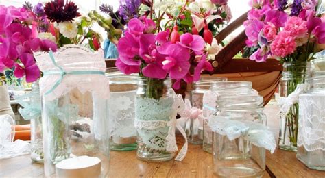 Ideas para decorar centros de mesa con flores