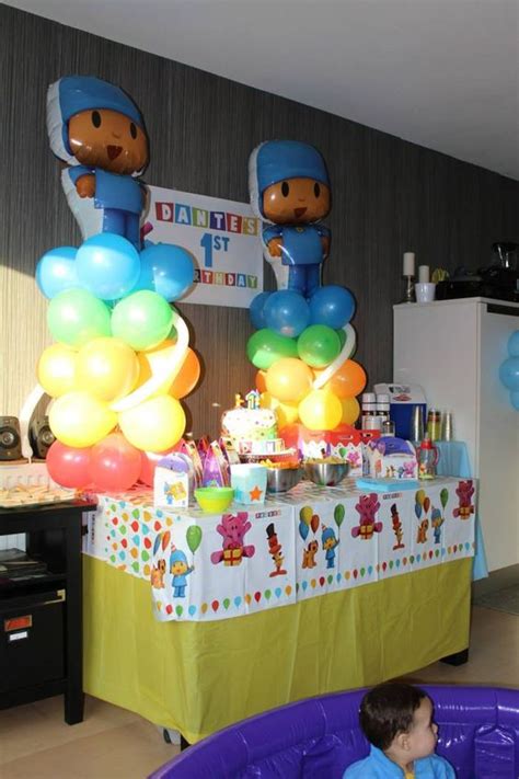 Ideas para decorar fiesta de cumpleaños de Pocoyo  18 ...