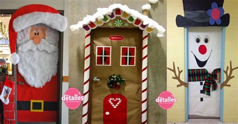 Ideas para decorar puertas escolares en Navidad   Dale ...