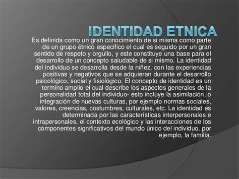 Identidad etnica