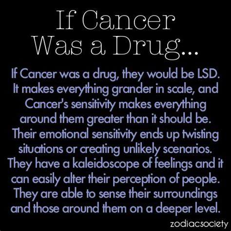 If Cancer was a drug #zodiacsociety | Zodiac ♐️ ...