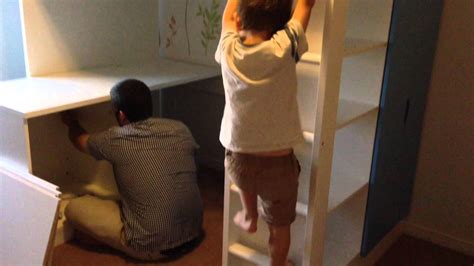 IKEA loft bed Stuva   YouTube
