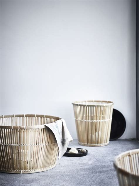 IKEA VIKTIGT collection bamboo baskets | Storage ...